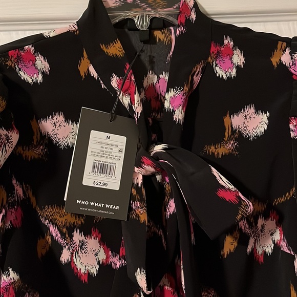 Who What Wear NWT size M blouse - Picture 2 of 6